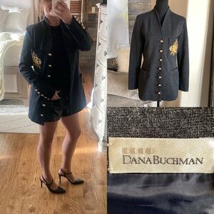 Dana Buchman Wool Knit Blazer Preppy Schoolcore NOTE: Updated Description
